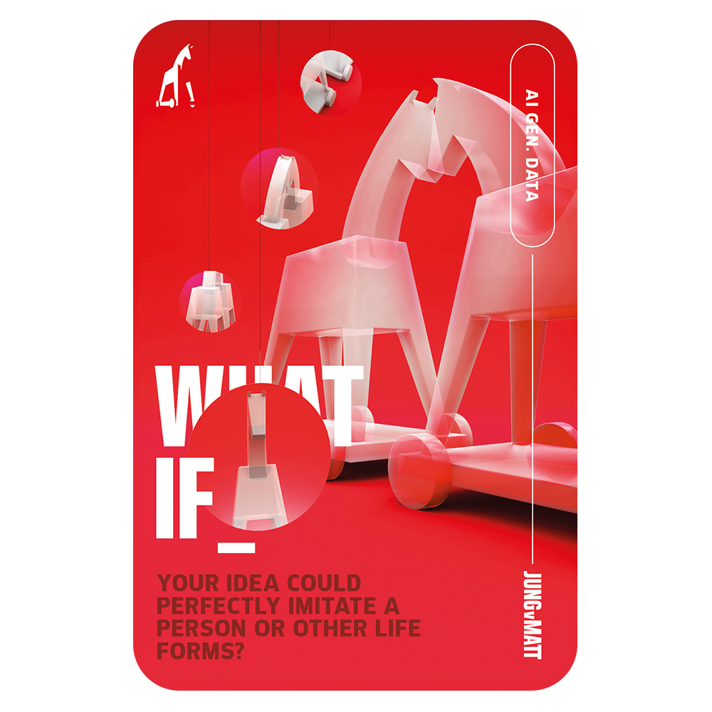 GenAI Card - What If your idea could perfectly imitate a person?