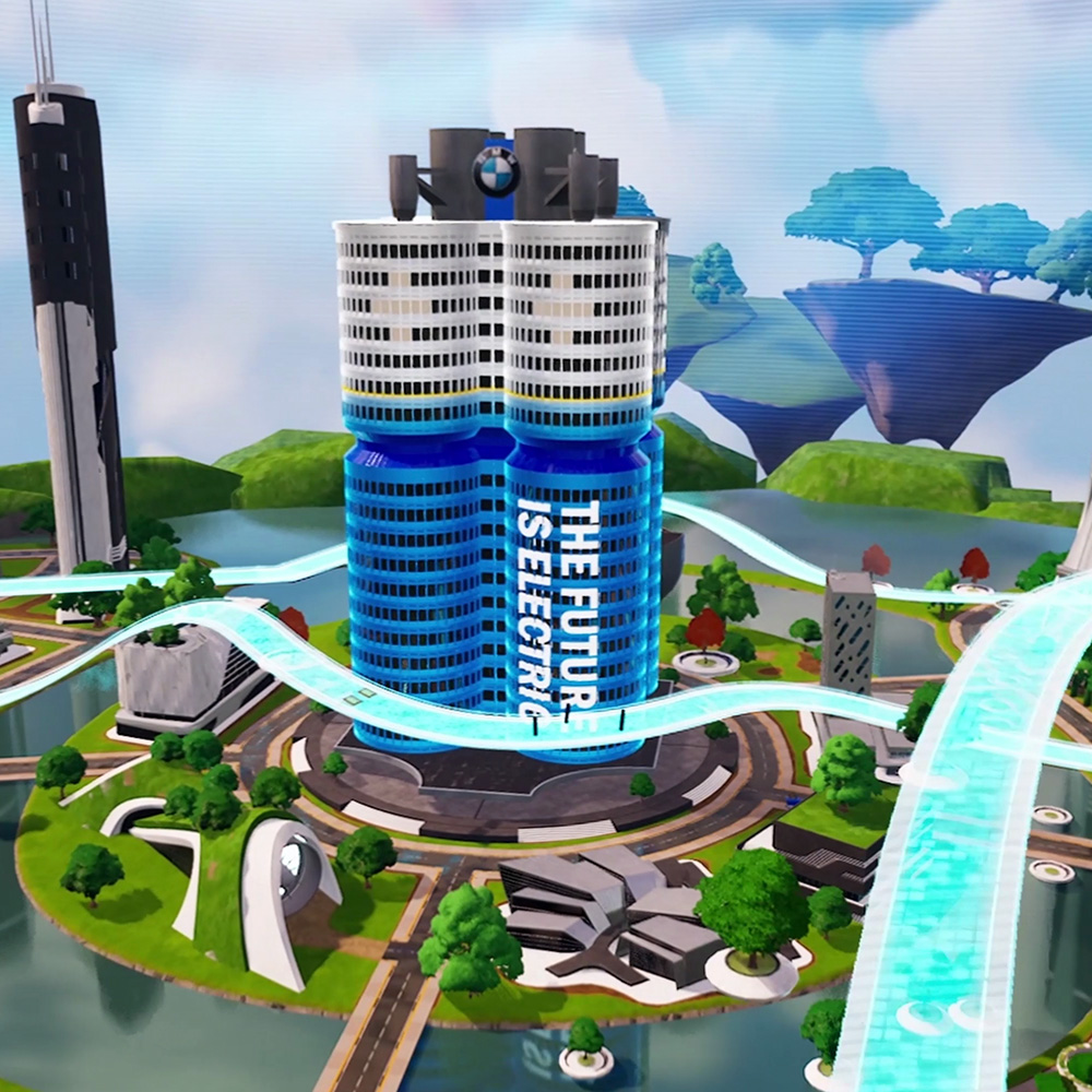 BMW Tower in Fortnite Hypnopolis map