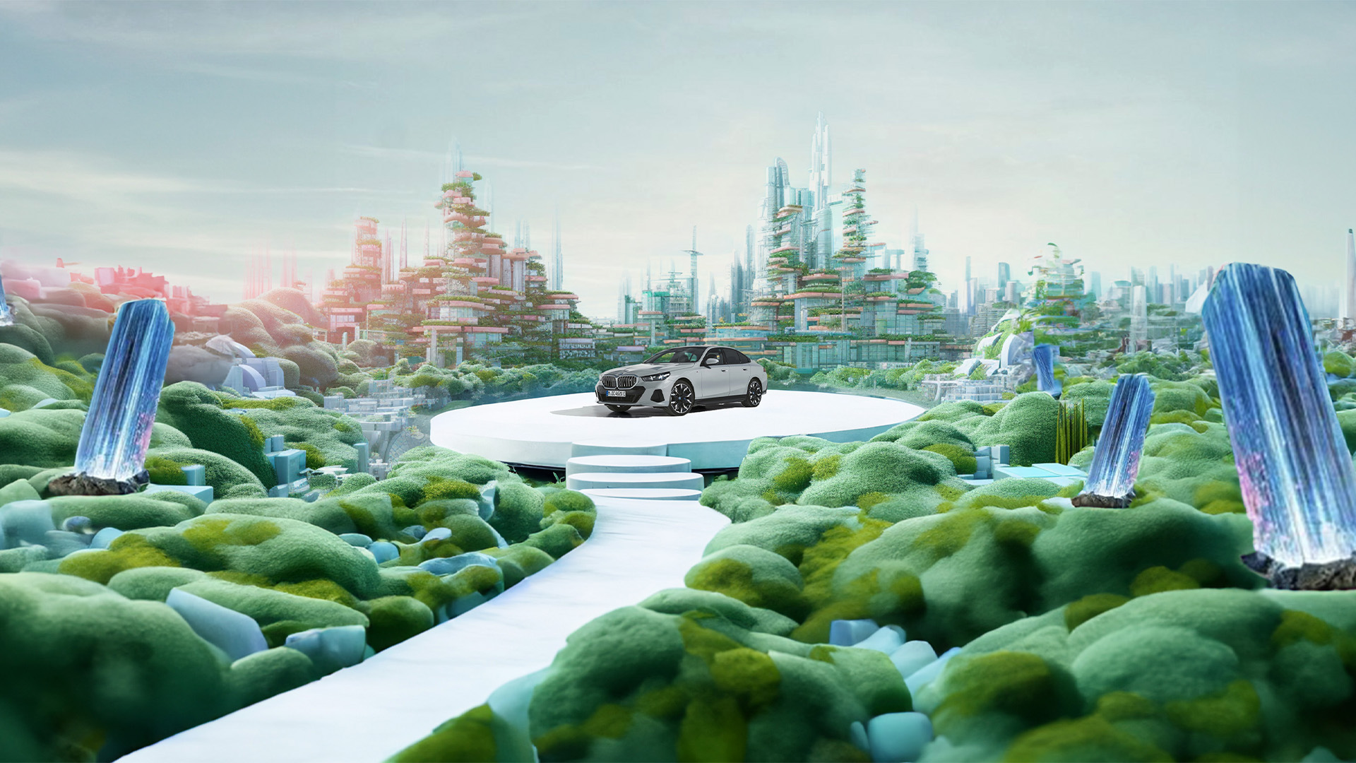 BMW Metaverse showroom interior